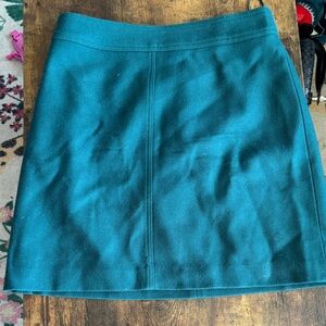 J. Crew Teal Skirt